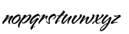 Alpine Script Font LOWERCASE