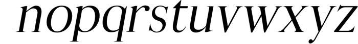 ALISTAIR FONT, A modern Serif 1 Font LOWERCASE