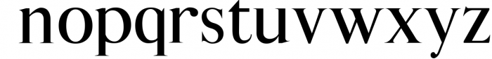 ALISTAIR FONT, A modern Serif 3 Font LOWERCASE