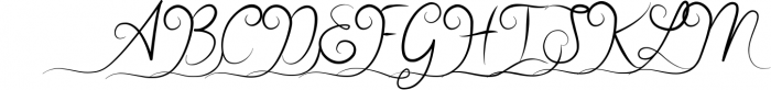 Alamanda Calligraphy Font - wedding font 1 Font UPPERCASE