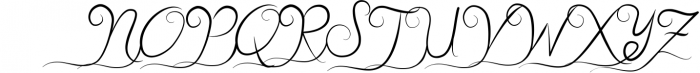 Alamanda Calligraphy Font - wedding font 1 Font UPPERCASE