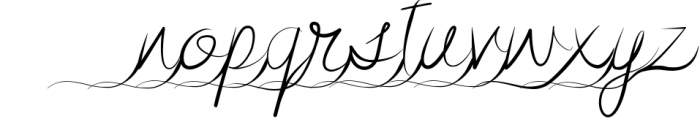 Alamanda Calligraphy Font - wedding font 1 Font LOWERCASE