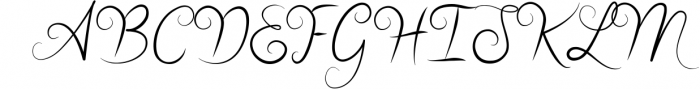 Alamanda Calligraphy Font - wedding font 3 Font UPPERCASE