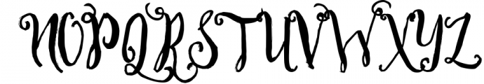 Alastrina Typeface Font UPPERCASE