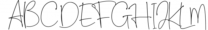 Alessandria Signature Font Font UPPERCASE