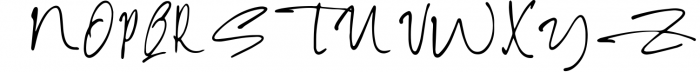 Alessia Harvey - Signature Font Font UPPERCASE