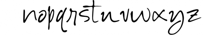 Alessia Harvey - Signature Font Font LOWERCASE
