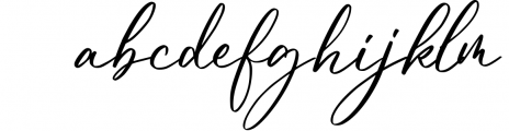 Alexanna Script Font LOWERCASE