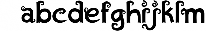 Algae Fonts - Fantasy Font LOWERCASE