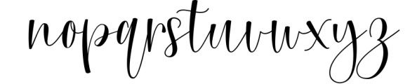 Alitha Script 1 Font LOWERCASE