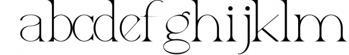 Allegrand Font LOWERCASE