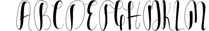 Allia Typeface 1 Font UPPERCASE