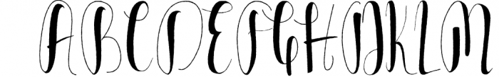 Allia Typeface 3 Font UPPERCASE