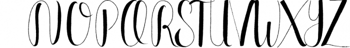 Allia Typeface 3 Font UPPERCASE