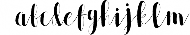 Allia Typeface 3 Font LOWERCASE