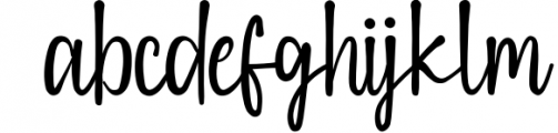 Alliamartha - New Handwritten Font Font LOWERCASE