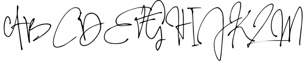 Allison Tessa - Gorgeous Signature 1 Font UPPERCASE