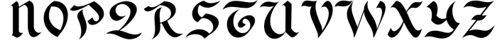 Alma Toran Typeface Font UPPERCASE