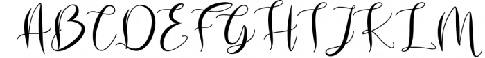 Almahira Script Font Font UPPERCASE