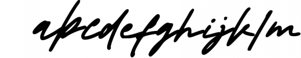 Almonde - Modern Signature Font Font LOWERCASE