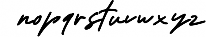 Almonde - Modern Signature Font Font LOWERCASE