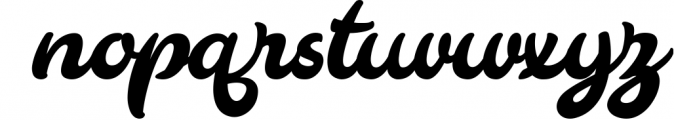 Aloha - Casual Bold Typeface Font LOWERCASE