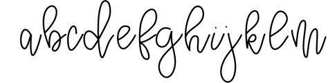 Alpenglow - Bouncy Script Font Font LOWERCASE
