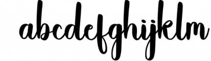 Alphabetha - A New Calligraphy Font Font LOWERCASE