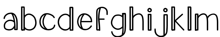 ALLined Font LOWERCASE
