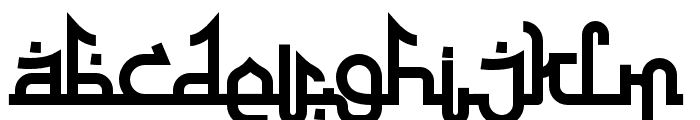 AlAtharaSabilReguler Font LOWERCASE