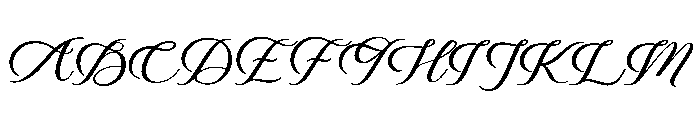 Alacarte Font UPPERCASE