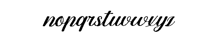 Alacarte Font LOWERCASE