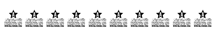 Alamoana Personal Use Regular Font OTHER CHARS