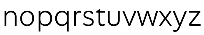 Alan Sans Light Font LOWERCASE