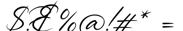 Alander-Regular Font OTHER CHARS