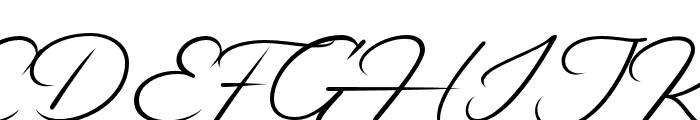 Alander-Regular Font UPPERCASE