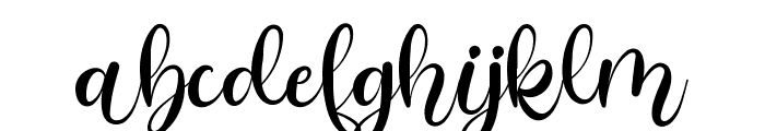 Alarate Script Personal Use Font LOWERCASE