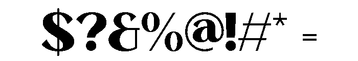 Alathesia Demo Regular Font OTHER CHARS