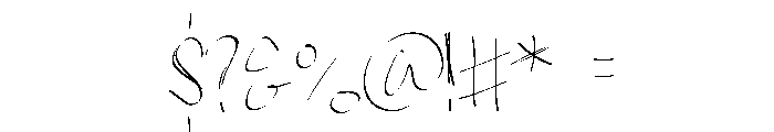Alban Font OTHER CHARS