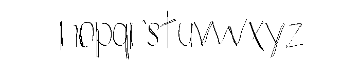 Alban Font LOWERCASE