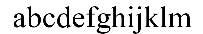 Albanian Font LOWERCASE