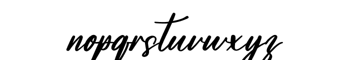 Albathros Yashline DEMO VERSION Font LOWERCASE