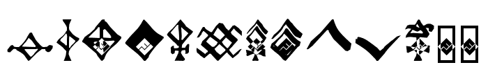 Alchemist Symbols Font UPPERCASE