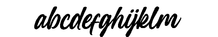 Alchosti Regular Font LOWERCASE