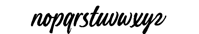 Alchosti Regular Font LOWERCASE
