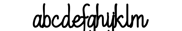 Aleda Demo Monoline Bold Font LOWERCASE