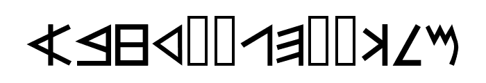 AlephBet Font LOWERCASE