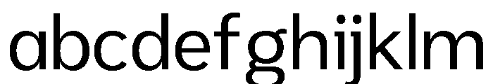 Alera Labs Trial Regular Font LOWERCASE