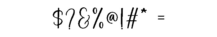 Alesha Font OTHER CHARS