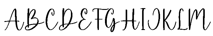 Alesha Font UPPERCASE